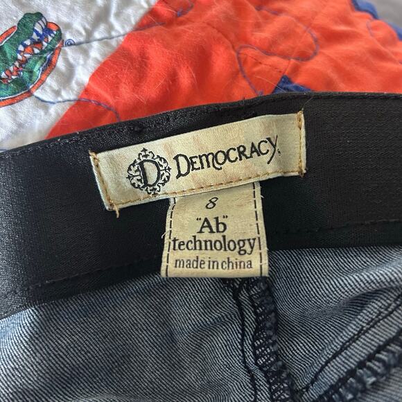 Figure Flattering Democracy Ab-Solution Skinny Jeans Size 8 Dark Wash Stretch - Picture 2 of 3